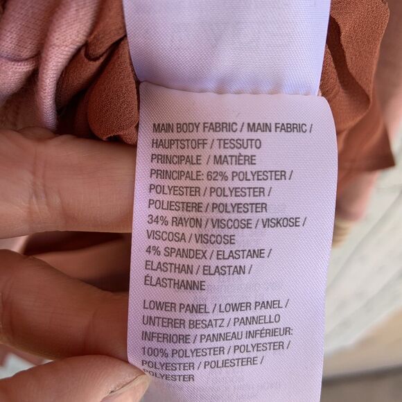 LOGO by LORI GOLDSTEIN French Terry Hoodie With Chiffon Trim Size 1X Pullover - Picture 11 of 13